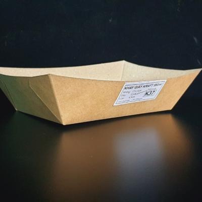 Khay giấy đựng thực phẩm, trái cây - Khay Giấy Kraft